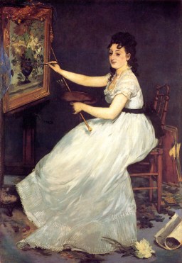 Portret Evy Gonzales - Manet