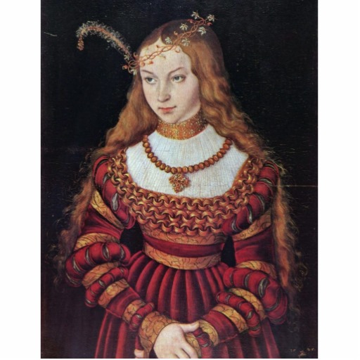 Sybille, Princess of Cleves. Lucas Cranach the Elder 