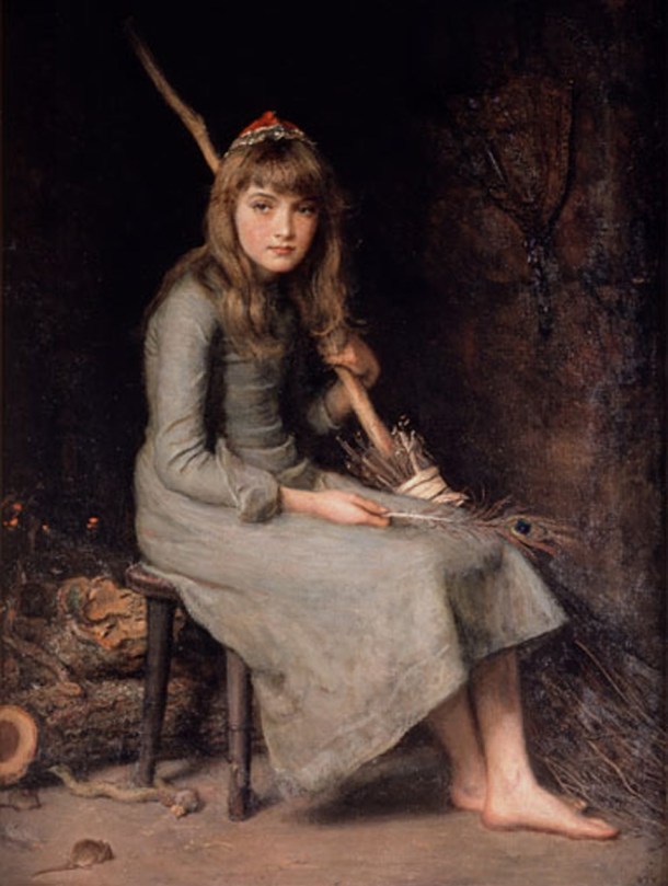 1870_Millais, Cinderella 1870s