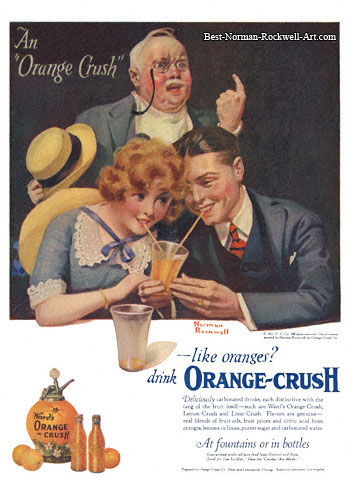 1921-Norman-Rockwell-Crush-advertisement-Orange-Crush-An-Orange-Crush-350-Digimarc