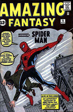 spiderman 1962 Amazing_Fantasy_15