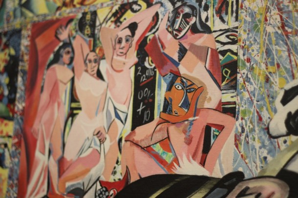 The Background of Pollock (1966/67 r.) [fragment; Picasso]