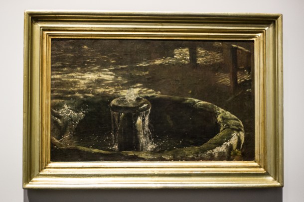 Fontanna - studium do obrazu w altanie 1886