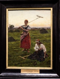 Szkic obrazu Anioł Pański 1889