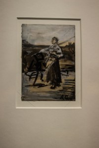 Szkic obrazu Anioł Pański 1889