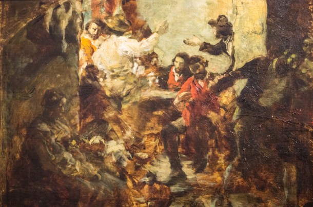 Austeria rzymska - szkic olejny